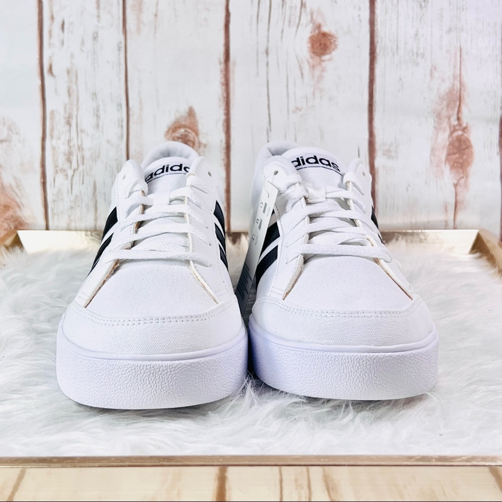New Adidas Mens VS Set Canvas Skateboarding Shoes Sneakers - Picture 5 of 9